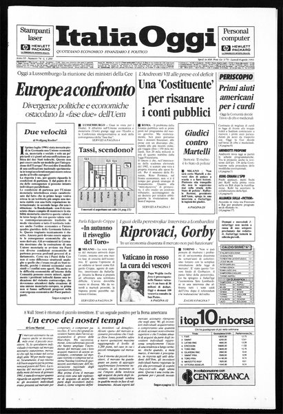 Italia oggi : quotidiano di economia finanza e politica